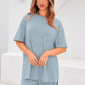 Ensemble coordonné pour femmes, nouveau design 2026, qualité supérieure, best-seller, en coton/polyester - Product Image 3