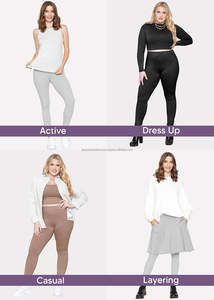 Femmes et grande taille Oh So Soft Knee & Full Length Leggings avec imprimés Tailles adultes S-7X 95% Polyester, tissu Spandex 5% - Product Image 6