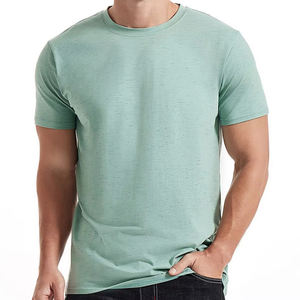 Camiseta deportiva de secado rápido con servicio OEM, estilo moderno, cuello redondo, manga corta, unisex, para hombre. - Product Image 6