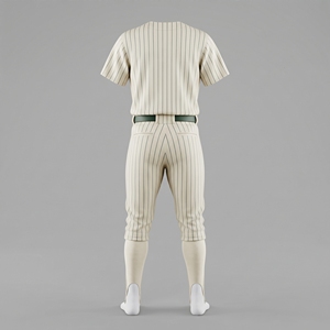 Tenue de baseball professionnelle prête pour les tournois, uniforme de championnat de l'industrie, style professionnel vierge et épuré - Product Image 4