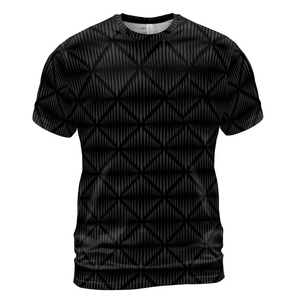 Camiseta de Manga Corta con Cuello Redondo para Hombre, Logotipo Frontal Sólido, Corte Regular, Estilo Casual, 100% Poliéster Transpirable, Estampado Digital - Product Image 2