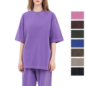 Último Diseño, Logotipo Personalizado, Bordado e Impresión, Camiseta de Manga Corta y Pantalones Cortos, Ropa de Mujer, Conjuntos de Mujer, Material de Algodón - Product Image 1