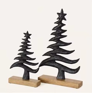 Handmade Iron <b>Christmas</b> <b>Tree</b> Holiday Ornament Elegant Decoration for Reception <b>Tables</b> - Product Image 1