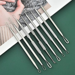 <b>Blackhead</b> removal tool Dual Heads Acne Needle <b>Blackhead</b> Blemish Squeeze Pimple Extractor Remover Spot C - Product Image 1