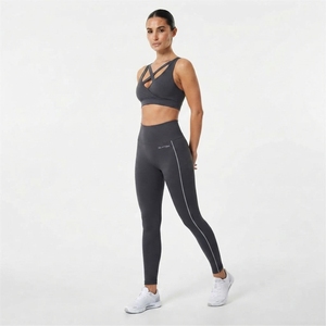 Conjunto Deportivo Personalizado para Mujer, Sujetador Deportivo con Tirantes Cruzados, Leggings de Cintura Alta, Ropa Deportiva para Gimnasio, Fitness, Yoga - Product Image 3