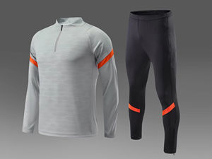 Chaqueta de entrenamiento de fútbol para hombre, nueva, al por mayor, con media cremallera, informal, lisa, ligera, de alta calidad, de manga larga, para equipo de fútbol - Product Image 6