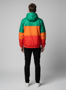 Custom Design Outdoor Running Men's <b>Plus</b> <b>Size</b> Windbreaker Jacket Soft Nylon <b>PVC</b> TPU Spandex Reusable Travel Waterproof Rain High - Product Image 2