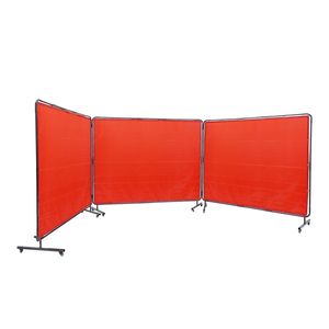 Forniture per Saldatura e Brasatura: Tende Protettive in Vinile Ignifugo a 3 Pannelli 6FT X 8FT per Protezione - Product Image 1