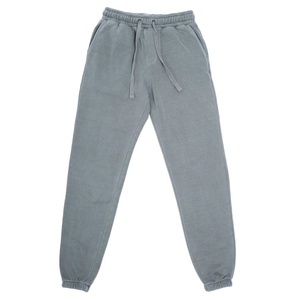 Pantalon de survêtement gris ample et élégant pour hommes, taille mi-haute, personnalisable avec logo, vêtements décontractés pour revendeurs, vente en gros - Product Image 3