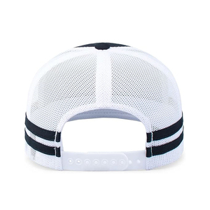 Nueva Gorra Trucker Unisex de 6 Paneles, Malla, Color Azul Marino y Blanco en Contraste, Ajustable, Estilo Deportivo, para Primavera/Verano, Estilo Casual - Product Image 6