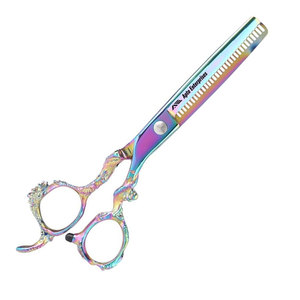 Tijeras Profesionales para Peluquería Canina y Tijeras de Adelgazamiento para Mascotas, Tijeras de Acero Inoxidable de Primera Calidad para Perros y Gatos - Product Image 2