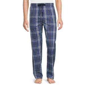 Wholesale Plaid Pajama Pants High Quality Loose <b>Elastic</b> Waist Soft Bottoms Lounge Sleepwear with Pockets for Men Various Colored - Product Image 2