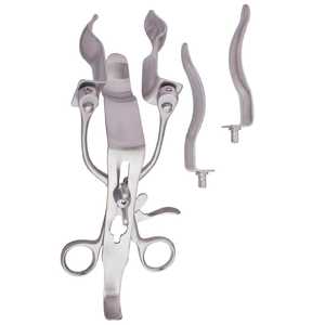 XELTECH SURGICAL Ensemble d'opérations chirurgicales Parks, écarteur anal auto-retenant en acier inoxydable avec 4 lames, instrument colorectal certifié CE - Product Image 2