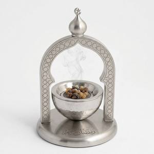 Quemador de Bakhoor de Metal de Lujo, Mabkhara Árabe, Quemador de Oud, Decorativo para el Hogar, Aromaterapia, Regalo al por Mayor - Product Image 3