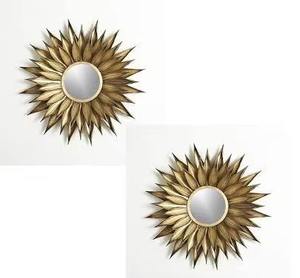 Les miroirs métalliques ajoutent une clarté et une netteté visuelles à une pièce, améliorant la symétrie et l'alignement des aménagements muraux. - Product Image 3