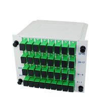 Boîtier LGX FIBERVISION, séparateur PLC à cassette SC/APC 1xn, mini séparateur PLC, séparateur optique à fibre