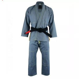 Kimono de BJJ TITAN TREAD WEAR pour homme, noir, coton 380g, léger, coupe classique, respirant, vêtements d'arts martiaux, taille adulte - Product Image 2
