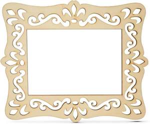 Marco de Fotos de Madera Personalizado de Estilo Moderno, Diseño Único Hecho a Mano, Tamaño y Forma Personalizables, para Regalo, Montaje en Pared - Product Image 1