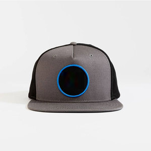 Gorra Trucker Negra de 6 Paneles, Tejido de Malla, Ajustable, Unisex, Casual, Primavera Verano, Color Sólido, Gorra de Béisbol de 6 Paneles para Adultos - Product Image 2