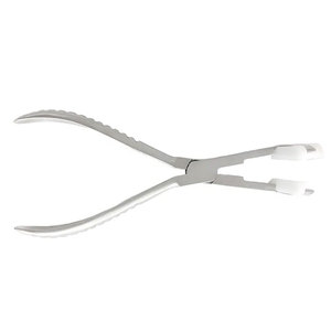 Pince professionnelle pour extensions de cheveux à clipser, pour une application et un retrait de précision, outils d'extension de cheveux argentés de haute qualité - Product Image 3