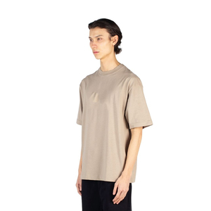 เสื้อยืดคอกลมแขนสั้นทรงโอเวอร์ไซส์ผ้าฝ้ายสีพื้นคุณภาพสูงสำหรับผู้ชาย สไตล์ลำลอง ผ้าเจอร์ซีย์ถัก ย้อมสีเรียบ ทรงพอดีตัว - Product Image 4