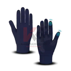 Gants de sport thermiques unisexes, doublure intérieure douce, manchette élastique au poignet, résistants au vent, pour les activités de plein air par temps froid - Product Image 1