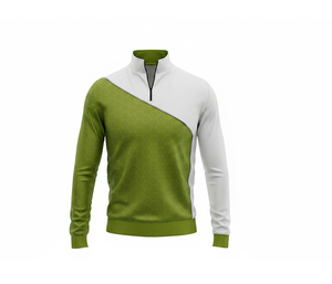 Micro Interlock Quarter Zip Jacket Manufacturer <b>Men</b> Women Youth Sportswear Quick Dry Team <b>Pullover</b> - Product Image 5