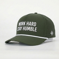 Gorra de Béisbol de 5 Paneles con Logotipo Bordado de Alta Calidad, Diseño Deportivo con Orificios Cortados a Láser, Gorras de Poliéster Gris Personalizadas al por Mayor
