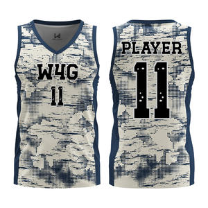 Uniformes de Baloncesto Personalizados para Hombre, Tallas Grandes, Transpirables, que Absorben la Humedad, Impresos por Sublimación, 100% Poliéster - Product Image 4