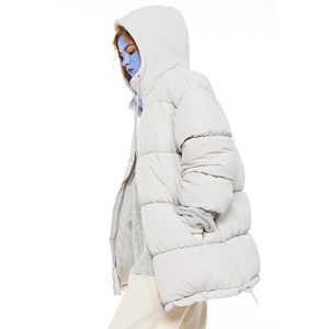 New Style Puff Hooded Reversible Waterproof Winter <b>Coat</b> Custom Logo OEM Bubble <b>Women</b> Oversized <b>Camo</b> Knitted - Product Image 2