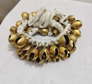 Campanas de Tobillo Hechas a Mano de Latón, Imitación Antigua, Joyería para Pies Ghungroo para Danza Kathak, Bharatanatyam, Danza Clásica, 25+25 Pares - Product Image 2