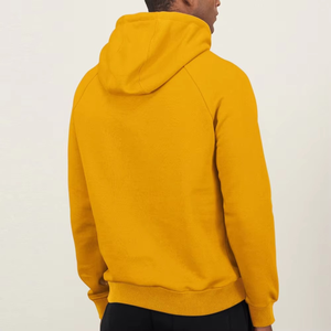 Sudadera con Capucha Deportiva Mustard Gold para Hombre, Premium, Corte Ajustado, Suave, Informal, Estilo Urbano, Cálida, para Uso Diario - Product Image 6