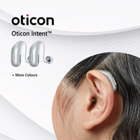 Audífonos Mini de Última Generación, Oticon Intent 4 Mini RITE Recargables, Programables, Bluetooth, Digitales, 48 Canales, RIC