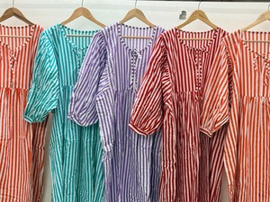 Robe midi en coton lavable à manches longues, imprimé animal, taille ample, style bohème, robe d'été - Product Image 3