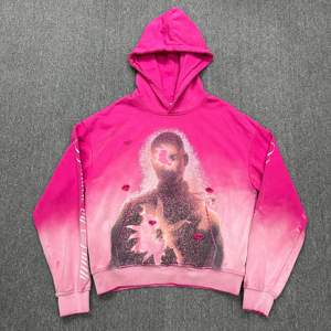 High-Quality Heavyweight 100% Cotton Men’s Custom Logo Distressed Hoodie with DTG Print, Double-Layer Hood and Boxy Fit Design - Product Image 5