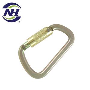 Mousqueton en zinc à anneau en D mousqueton verrouillable pas pour l'escalade - Product Image 4