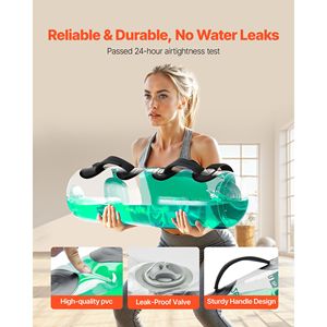 Pesi d'acqua portatili regolabili da 20 kg (50 libbre) per allenamento completo del corpo, stabilità e fitness - Product Image 2
