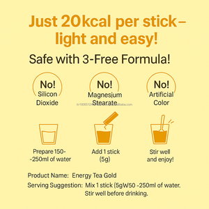 Cápsulas de Taurina en Barra, Bajas en Calorías, Vitaminas, Energía, Inmunidad, Suplemento OEM, Paquete Individual, Hecho en Corea, para Adultos y Mujeres Embarazadas - Product Image 5