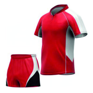 Conjunto de Uniforme de Rugby para Equipos Deportivos, Transpirable, 100% Poliéster, Diseño Personalizado, MOQ Bajo, Nueva Ropa de Rugby Profesional - Product Image 1