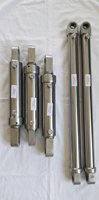Vérins hydrauliques chromés sur mesure pour équipements d'ingénierie lourde, composants de machines de levage à tiges chromées dures, vente en gros