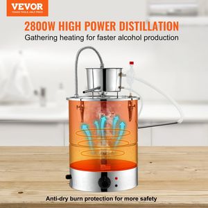 Kit de Destilación Casero de 15 Galones/50L, Incluye Bomba de Tubo de Acero Inoxidable y Válvula de Escape Unidireccional, Destilador de Alcohol y Agua - Product Image 2