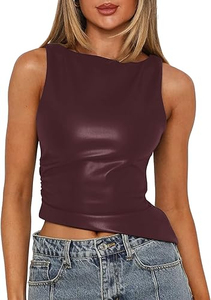 Camisetas deportivas cortas de punto acanalado para mujer al por mayor, camisola con cuello cuadrado, tirantes finos, top casual para gimnasio y fitness - Product Image 2