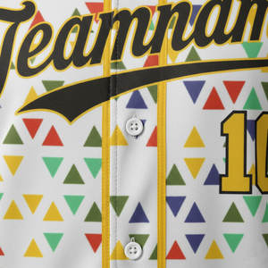 Maillot de baseball personnalisé avec votre propre design, impression numérique par sublimation, rayé, uni, grande taille, protection UV, uniforme d'équipe - Product Image 4