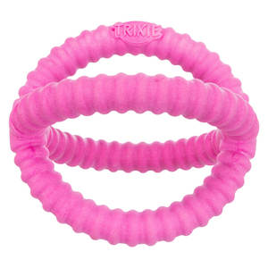 Trixie Jouet pour chien en forme d'anneau TPR rose 17 cm pour jeu interactif - Product Image 2