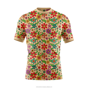 เสื้อยืดคอกลมสำหรับผู้ชายและเด็กผู้ชายเสื้อยืดปักโลโก้ - Product Image 3