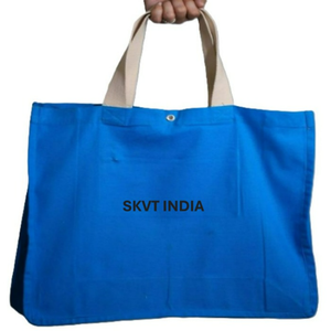 Sac fourre-tout en coton biologique 100% avec logo imprimé personnalisé, fermeture à glissière, options multi-motifs, doublure en toile écologique pour les voyages - Product Image 1