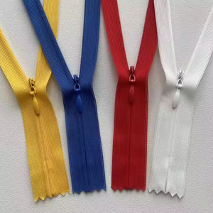 Factory Direct Sale Colorful Wholesale 3# Nylon Invisible Hidden <b>Zipper</b> Apparel <b>Zippers</b> for Dress Garments - Product Image 6