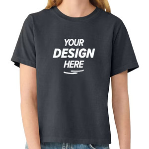 Camiseta Corta Azul Claro Lisa para Mujer, Diseño Personalizado de Ropa, Camiseta Corta NUEVA - Product Image 4