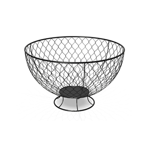 Modern Metal <b>Wire</b> <b>Storage</b> <b>Basket</b> Circle Shape Multi-Purpose Neatening Organizer - Product Image 5