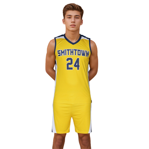 Uniforme de Voleibol Personalizado OEM para Hombre, Antibacteriano, Ligero, que Absorbe la Humedad, Conjunto de Uniforme de Voleibol para Equipo - Product Image 1